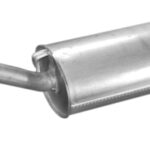 Глушник Ауді А6 С4 (Audi A6 С4) 2.0 1994-1996/Ауді 100 С4 (Audi 100 С4) 2.0/2.4D 1991-1994 (01.25) Polmostrow алюмінізований