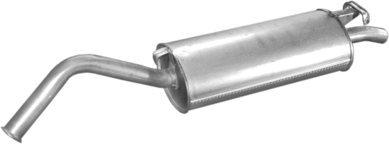 Глушник Ауді А6 С4 (Audi A6 С4) 2.0 1994-1996/Ауді 100 С4 (Audi 100 С4) 2.0/2.4D 1991-1994 (01.25) Polmostrow алюмінізований