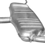 Глушник Ауді А3 (Audi A3) 1.9TDi 2003-2008 (01.109) Polmostrow алюмінізований