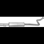 Резонатор Тойота Яріс Версо Toyota Yaris Verso 1.3/1.5 16V 1999-2002 26.09 Polmo алю