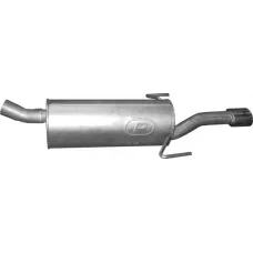 Глушник  , основний Опель Астра Opel Astra H 1.9 CDTi Turbo Diesel 05-09 17.130 - Polmo