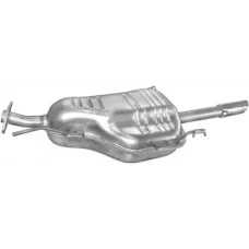 Глушник  Опель Астра Г під фланець Opel Astra G 1.4/1.6 8V/16V седан 1998-2003 17.296 Polmo алю