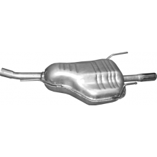 Глушник Опель Астра Opel Astra G під хомут 1.6i універсал 2003/2004 17.28 Polmo алю Глушник Опель Астра Opel Astra G під хомут 1.6i універсал 2003/2004 17.28 Polmo алю