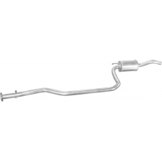 Резонатор Мазда 121 Mazda 121 96-/Форд Фієста Ford Fiesta 95-98 1.25/1.3i kat 08.162 Polmo алю