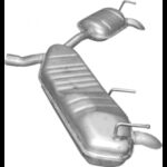 Глушник Опель Вектра С Opel Vectra C/ Опель Сигнум Opel Signum 2.0/2.2/3.0D/3.2 2003 - 17.68 Polmo алю