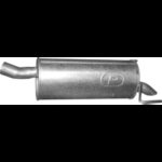 Глушник Опель Кадет Д Opel Kadett D 79-84 1.0S/1.2S 17.13 Polmo алю