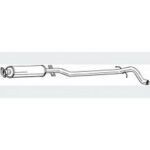Резонатор Вольво В70 (Volvo V70) 2.4 2001-2007,(286-185),Bosal алюмінізований,31.266