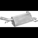 Глушник Опель Корса С (Opel Corsa С) 1.2/1.4-16V 2000-2006 (17.543) Polmostrow алюмінізований
