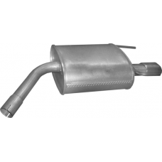 Глушник правий Опель Вектра С Opel Vectra C 2.0/2.2 16V/3.2 24V  2002 - 17.628 Polmo алю