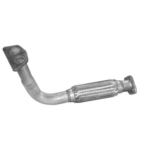 Труба прийомна Mazda 323 1.3i-16V hat., sedan 89-92 1.6-8V hat., sedan 89-92 323F 1.6i -8V hat. 89-92 12.158  алюмінізована сталь
