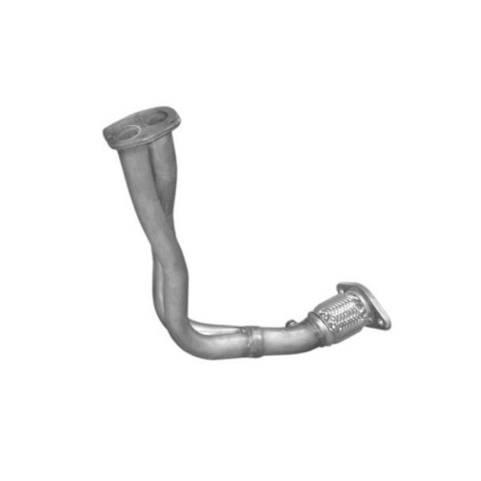 Труба прийомна Fiat Palio/Siena 1.6-16V 11/97-04/98 07.307  алюмінізована сталь
