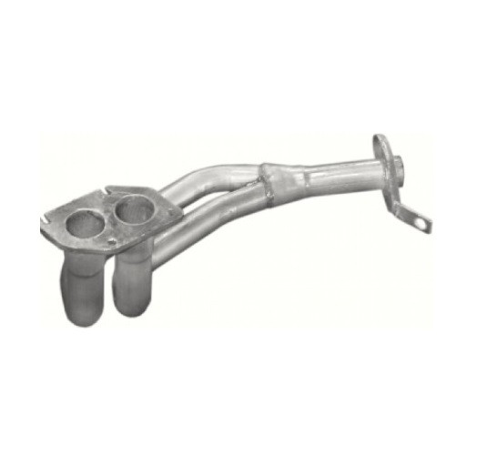 Прийомна труба Opel Kadett 86-91 1.4 17.476  алюмінізована сталь